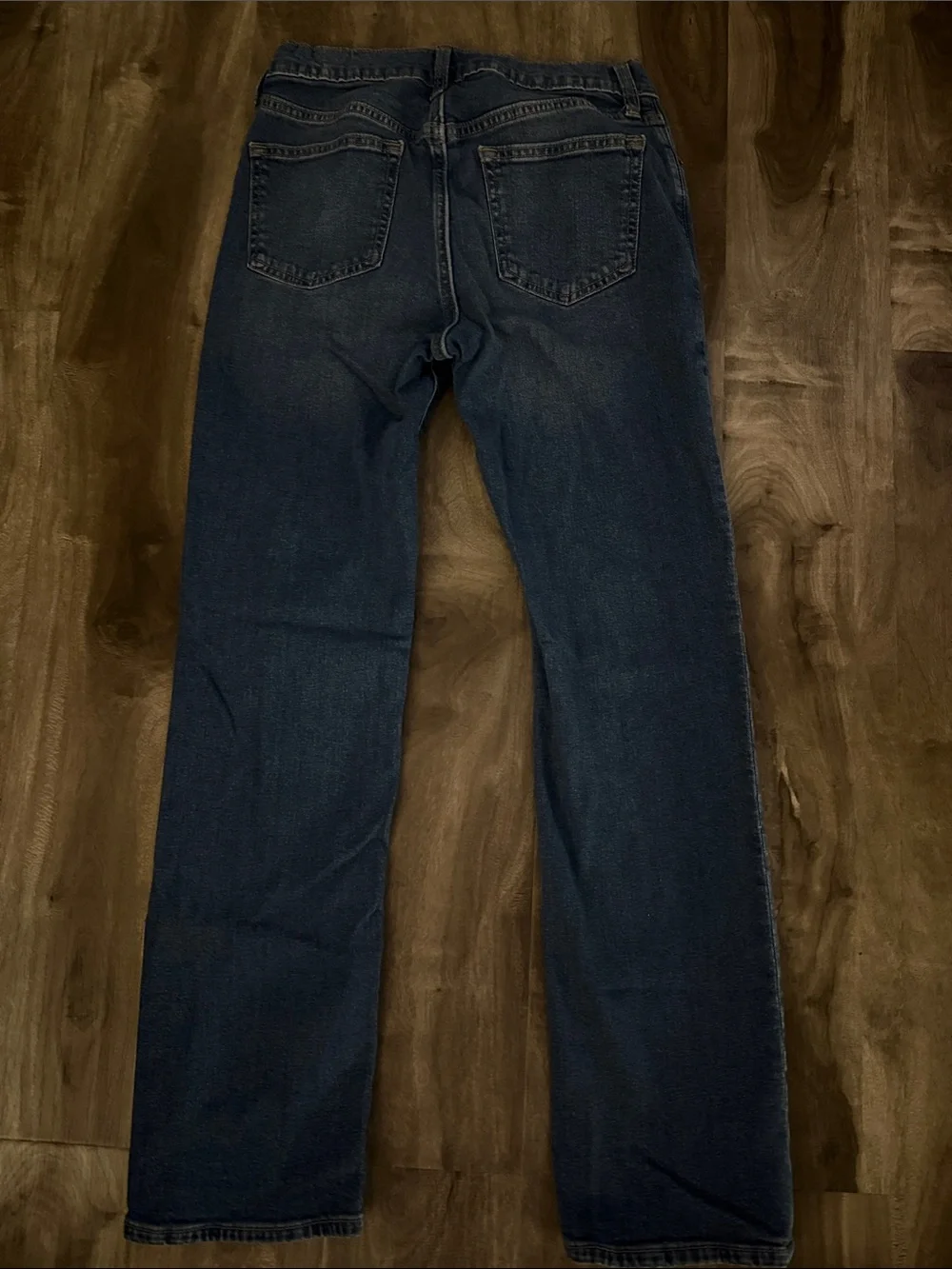 Old Navy Dark Blue Kids Straight Leg Jeans